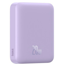 Зовнішній акумулятор Baseus Magnetic Mini Air Wireless Fast Charge Power Bank 6000mAh 20W Nebula Purple（With Simple Series Charging Cable Type-C to