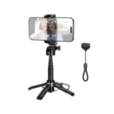 Селфі-трипод HOCO K27 Magic portable mini live broadcast stand (39cm) Black
