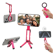Тримач телефона Ulanzi MA60 Foldable Magnetic Phone Tripod (Pink)