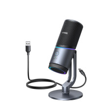 Мікрофон настільний UGREEN CM769 Desktop RGB 24-bit 96kHz ANS (USB-A) Вark Пray