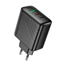 Мережевий зарядний пристрій HOCO CS26A Article PD45W(2C1A) charger Black