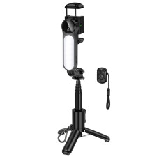 Селфі-трипод HOCO K90 Feliz single-axis live broadcast holder Black
