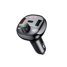 АЗП з FM-модулятором REMAX Lodi Series All-in-One 54.5W PD+QC 2A+1C Fast Car Charge  RCC331 Black